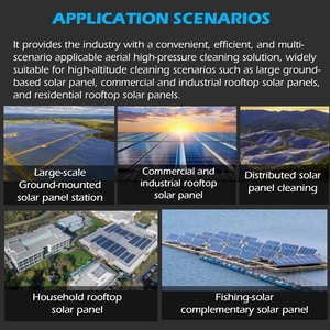 Dron de Limpieza de Alta Presión Profesional Jiusi D50r para Lavado de Paneles Solares - Product Image 4