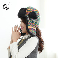 Gorro Ushanka Personalizado QJ OEM con Logotipo, Gorro Táctico Cortavientos con Orejeras para Caza y Pesca, Gorro de Invierno Tejido Cortavientos para Esquí