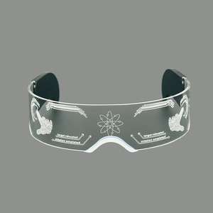 Luminous LED Glasses YW-CF08 <b>Battery</b> <b>Operated</b> Christmas Party Novelty Adult Sci-Fi Style - Product Image 3
