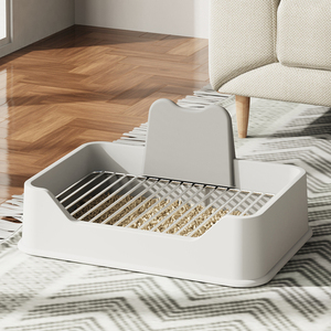 Toilette pour chien Pot pour animal de compagnie détachable et étanche avec cathéter urinaire simulé <span class=keywords><strong>Grille</strong></span> antidérapante Coussin d'urine pour chien de petite et moyenne taille - Product Image 6