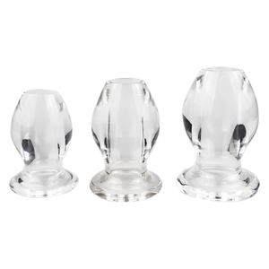 Originele Fabriek Nieuwe Ontwerp Vrouwelijke Acryl Glazen Butt Plug Anale Sex Man Vrouwen <span class=keywords><strong>Voyeur</strong></span> Zeer Transparant Acryl Butt Plug - Product Image 1