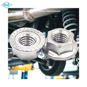 ชุดน็อตล็อคหัวหกเหลี่ยม DIN6923 พร้อมน็อต <span class=keywords><strong>T</strong></span> ขนาด M10 ชุบสังกะสี ผลิตจากสแตนเลส สำหรับงานเหมือง ระบบเมตริก - Product Image 3