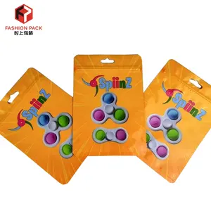 Детские игрушки упаковывая мешок 3 боковых Ziplock ламинированная алюминиевая фольга мешки с логотипом