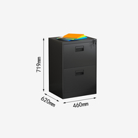 Archivador Vertical Metálico Moderno de Primera Calidad para Hogar, Oficina, Escuela, Hospital, Edificio de Oficinas, Uso Comercial - Duradero, Ahorra Espacio, con Llave
