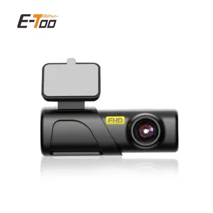 E-too กล้องติดหน้ารถยนต์ขนาดเล็ก, กล้องติดรถยนต์ Wifi FHD 1080P กล่องสีดำสำหรับจอด24ชั่วโมง