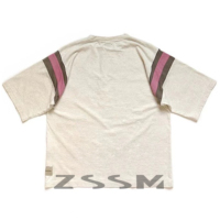 Logo personnalisé hommes Vintage lavé 100% coton T-Shirt surdimensionné Boxy Jersey couleur bloc Patchwork imprimé 260 grammes poids du tissu
