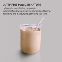 Fond de Teint Liquide Hydratant Éclaircissant Matifiant Correcteur Maquillage pour Peaux Foncées Effet Naturel Sans Sensation de Masque Tous Types de Peau