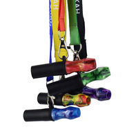 Embout de chicha en silicone de qualité alimentaire en gros avec cordon porte-clés, embout portable pour accessoires de fumée