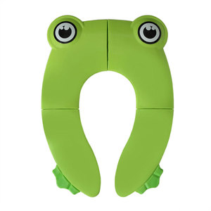 2024 SUNNUO nuevo <span class=keywords><strong>asiento</strong></span> plegable de alta calidad con diseño de rana para bebé, <span class=keywords><strong>asiento</strong></span> de inodoro para niños, <span class=keywords><strong>asiento</strong></span> plegable para orinal para niños pequeños - Product Image 1