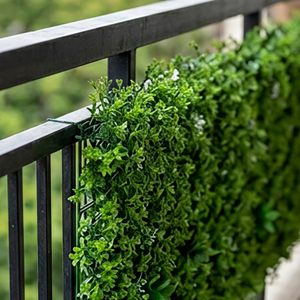 Tuile de jardin vertical artificielle verte résistante aux UV, panneau mural décoratif en feuilles, tapis de verdure pour aménagement intérieur et extérieur - Product Image 3
