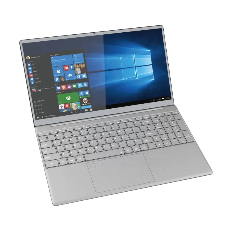 Laptop OEM Core i5 i7 più economici di fabbrica Notebook da gioco da 15.6 pollici 8GB 4500mAh anteriore 0.3MP