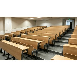 Chaise <span class=keywords><strong>de</strong></span> <span class=keywords><strong>salle</strong></span> <span class=keywords><strong>de</strong></span> conférence PM-2209 avec tablette d'écriture et système <span class=keywords><strong>de</strong></span> retour par gravité - Product Image 5