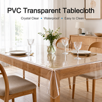 Nappe lavable Boligao, décoration de cuisine, tapis de table, vaisselle, nappe en plastique, tapis de table imperméable, PVC durable pour la maison