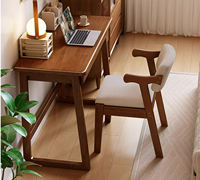 Bureau en bois massif simple et moderne minimaliste, table étroite de 45 cm de large pour petit appartement, étudiant, maison, étude, chambre, ordinateur, bureau