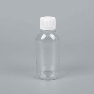 Cấp thực phẩm 160ml chai nhựa trong suốt bằng miệng chai chất lỏng ho Syrup chai - Product Image 1