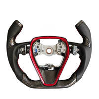 Volant de direction en cuir de style sport F1 avec fibre de carbone véritable pour Toyota Camry, accessoires de modification et de rénovation