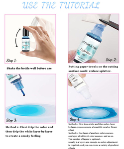 Highly Concentrated Alcohol Ink Set for Epoxy Resin 30 Colors Vibrant Liquid Dye for DIY Art Jewelry - Product Image 5