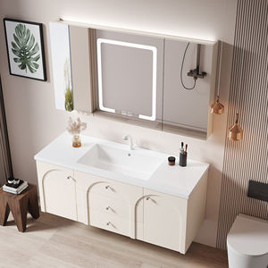 Mueble de Baño con Lavabo Individual/<span class=keywords><strong>Doble</strong></span>, Mueble de Baño Moderno con Espejo Antivaho LED - Product Image 5