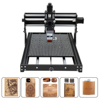 Máquina CNC de Escritorio 500W 4030 Pro para Trabajar la Madera, Mini Router CNC con Interruptores de Límite y Controlador Offline para Principiantes