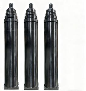 30 тонн грузовик прицеп многоступенчатый двухсторонний жесткий хромированный Телескопический подъемный цилиндр - Product Image 3