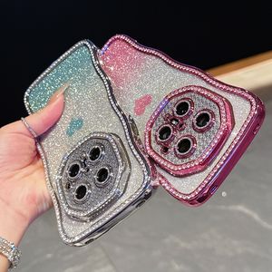 Funda para Teléfono Huawei Mate 70 Pro Plus con Pedrería Electrochapada, Funda Brillante con Diamantes para Huawei P80/P70/Mate 60 RS - Product Image 4