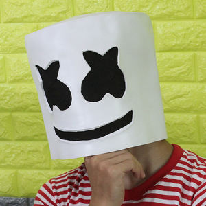 Lateks maske fetiş, lateks yüz maskesi, kadın lateks yaşlı adam maskesi cadılar bayramı korkunç yüz lateks maske marshmello yüz kostüm özel - Product Image 3