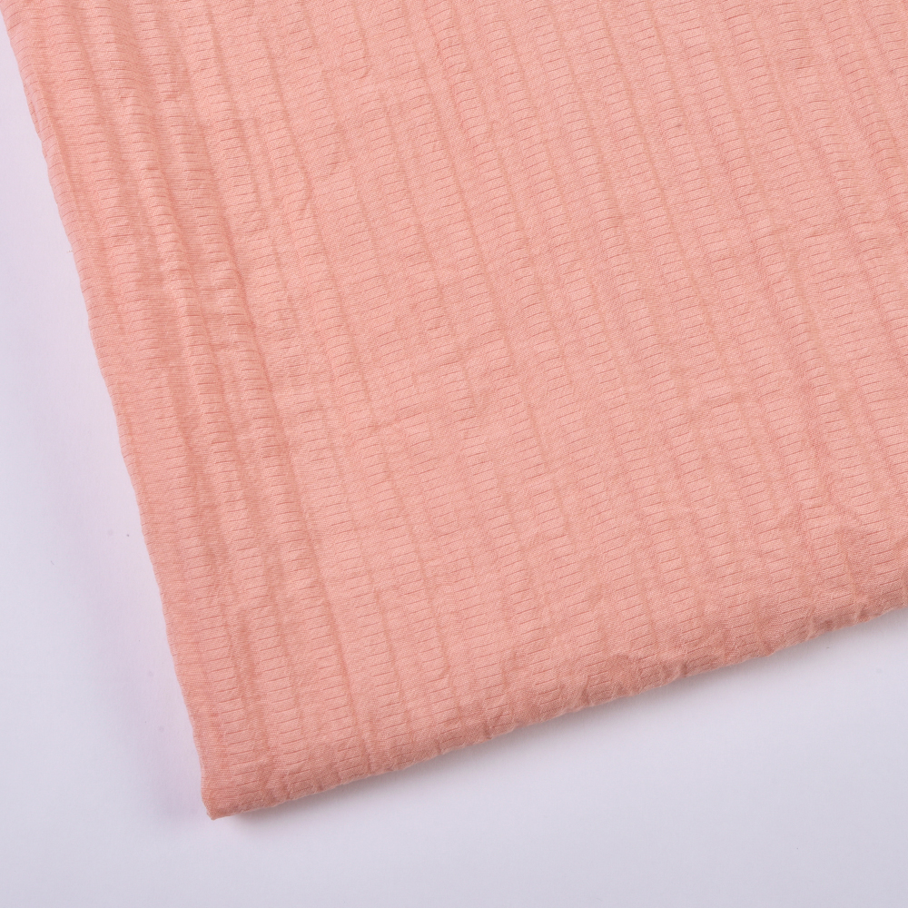 Best Quality China Manufacturer Nylon Rayon Woven Plain Crinkle Crepe Fabric Lightweight Breathable Soft Hand Feel for Girls