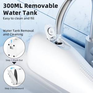 Nettoyeur dentaire à jet d'eau électrique portable sans fil 300 ml IPX7, irrigateur buccal, jet d'eau pour les dents - Product Image 4