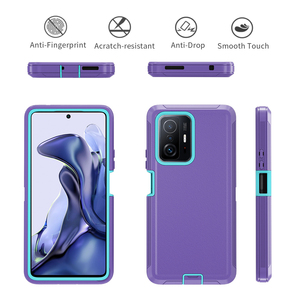 Per iPhone 15 Pro Max Case 3 in 1 protezione TPU + PC custodia per telefono Hero Cover con cavalletto cassa del telefono per <span class=keywords><strong>Xiaomi</strong></span> <span class=keywords><strong>11T</strong></span> - Product Image 2