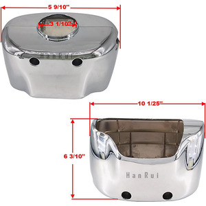 Chrome trên chỉ đạo cột Bìa 21748 cho peterbilt - Product Image 4