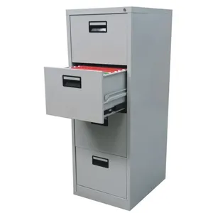 Office Furniture 4 Drawer Letter File Cabinet Vertical 4 Drawer Metal Storage Cabinet