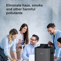 Purificateur d'air domestique SOTO YM avec filtre HEPA et lampe UV, élimine les odeurs/formaldéhyde, purificateur d'air intelligent médical portable, WiFi Tuya