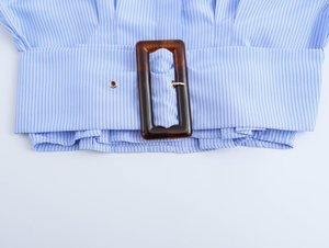 KAR & <span class=keywords><strong>OT</strong></span> ZA2025 봄 여성 패션 모든 매치 디자인 스트라이프 긴 소매 허리 셔츠 7227 - Product Image 5