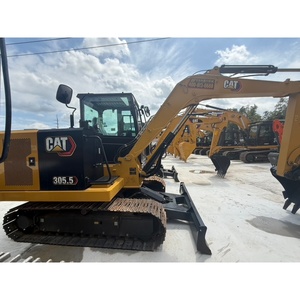 Mini-excavatrice sur chenilles Caterpillar 305.5 d'occasion de haute qualité, 5,5 tonnes, pour petits projets d'ingénierie - Product Image 3