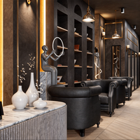 Vitrine à tabac en bois CIRI avec éclairage LED personnalisé, robuste, étanche, écologique, mobilier pour boutique de cigares, garantie 3 ans