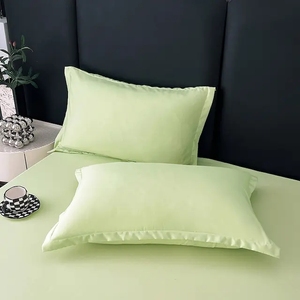 Chất Lượng Cao Tùy Chỉnh Polyester Sợi Gối Dệt Kim Bộ Đồ Giường Bộ Với Phù Hợp Với Khăn Trải Giường Khăn Trải Giường Cho Khách Sạn Sống - Product Image 1