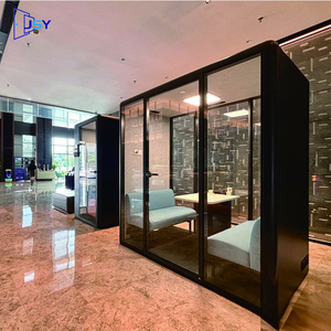 Cabine de réunion insonorisée de luxe, durable, anti-poussière et résistante à la chaleur, pour hôtel/entreprise - Product Image 1
