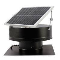 Ventilateur de toit solaire 220V, moteur CC, hotte d'évacuation, pales en acier inoxydable, ventilation pour élevage de porcs, OEM 2100CBM/h, garantie 2 ans