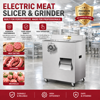 Machine à découper et à hacher la viande électrique professionnelle BlinkSong, en acier inoxydable robuste, pour les commerces, modèle 50