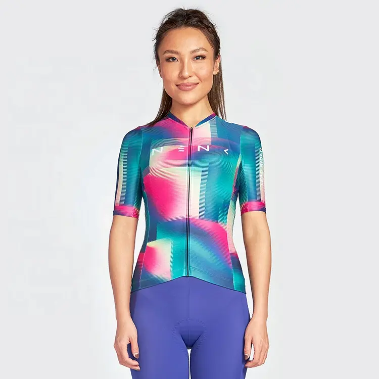 PRO2 high end oem design custom printing cycling jersey oem jersey bike cycling women bicycle clothing attire with pockets