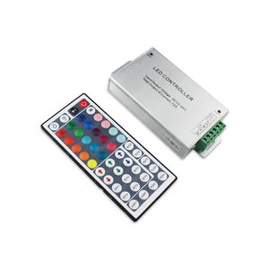 Hot bán DC12V-DC24V điều khiển không dây rf433m siêu mỏng từ xa màn hình 44 phím 12A 24A <span class=keywords><strong>RGB</strong></span> <span class=keywords><strong>Led</strong></span> điều khiển CE ROHS 3 kênh 20m - Product Image 2