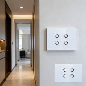 Produits à succès 2025 Nouveaux interrupteurs muraux intelligents Wifi BT Tuya à commande vocale, interrupteurs à distance, interrupteurs intelligents pour éclairage - Product Image 1