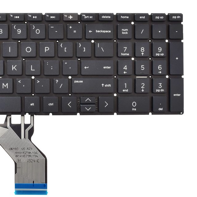 Multi Language Laptop Keyboard for HP 250 G7 255 G7 15-DA 15-DB 15-DK 15-DR 15-DW 15-DU 15S-DU 15-DY 15-EF 15s-FQ 15-GW 17-CA