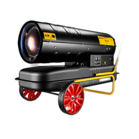 Radiateurs diesel portables de 20 kW pour chantiers hivernaux avec panneau de commande intégré – Conception mobile