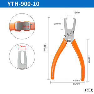 YTH haute qualité 4mm 6mm 8mm 10mm CRV pince coupante à bout plat coupe-fil coupe-câble - Product Image 5