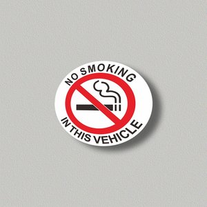 Dấu hiệu 'không hút thuốc/Vaping trong phương tiện này'-Đảm bảo sản phẩm an toàn không khói thuốc - Product Image 3