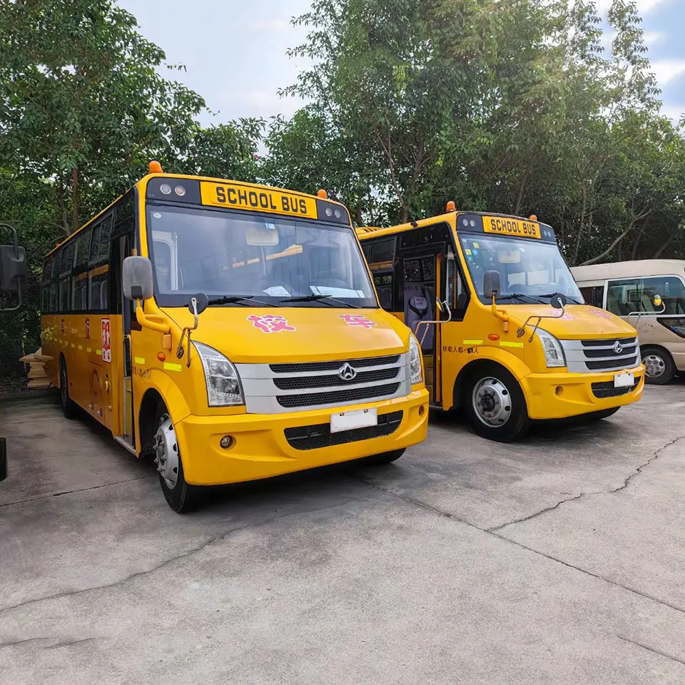 Changan 51 kursi Bus sekolah kuning bekas Bus sekolah