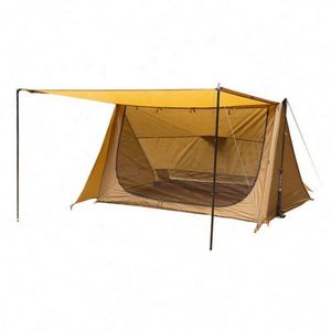 Venta Directa de Fábrica, Carpa Piramidal Grande Oxford de Una Habitación, Resistente para Exteriores, para las 4 Estaciones, con Orificio para Estufa - Product Image 1