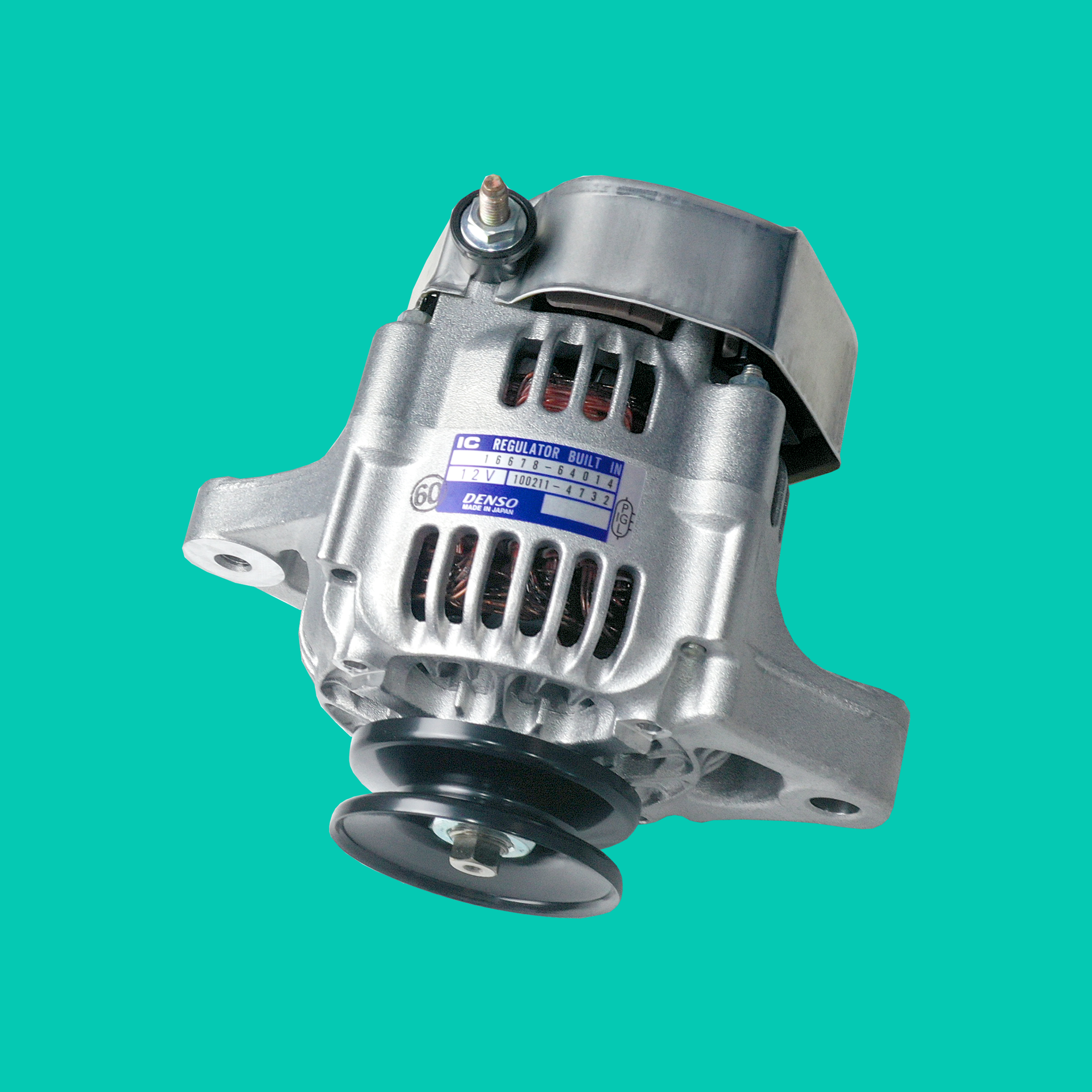 12V 40A Alternator 16678-64014 for Kubota Engines D1005-D905