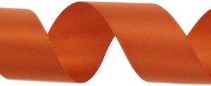 Ruban en satin de luxe de 2 pouces de large, 196 couleurs, terre cuite, décoration, 100 yards, 100% polyester, style double face - Product Image 4